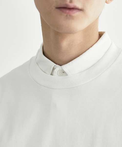 nowm（ノウム）の「【nowm】MERCERISED COTTON LOOSE BOX POCKET BIG TEE / ルーズ ポケットT（Tシャツ/カットソー・メンズ・ホワイト/ブラック/ブラウン・FREE）」の9枚目の写真