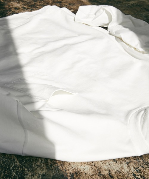 nowm（ノウム）の「【nowm】MERCERISED COTTON LOOSE BOX POCKET BIG TEE / ルーズ ポケットT（Tシャツ/カットソー・メンズ・ホワイト/ブラック/ブラウン・FREE）」の22枚目の写真