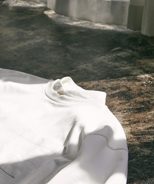 nowm（ノウム）の「【nowm】MERCERISED COTTON LOOSE BOX POCKET BIG TEE / ルーズ ポケットT（Tシャツ/カットソー・メンズ・ホワイト/ブラック/ブラウン・FREE）」の21枚目の写真