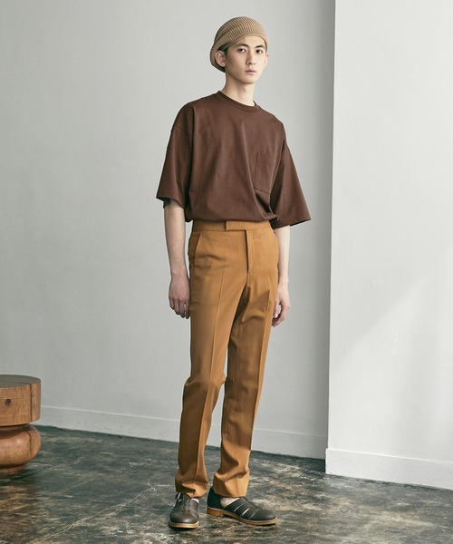 nowm（ノウム）の「【nowm】MERCERISED COTTON LOOSE BOX POCKET BIG TEE / ルーズ ポケットT（Tシャツ/カットソー・メンズ・ホワイト/ブラック/ブラウン・FREE）」の10枚目の写真