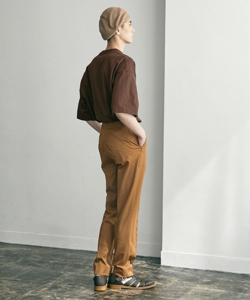 nowm（ノウム）の「【nowm】MERCERISED COTTON LOOSE BOX POCKET BIG TEE / ルーズ ポケットT（Tシャツ/カットソー・メンズ・ホワイト/ブラック/ブラウン・FREE）」の17枚目の写真