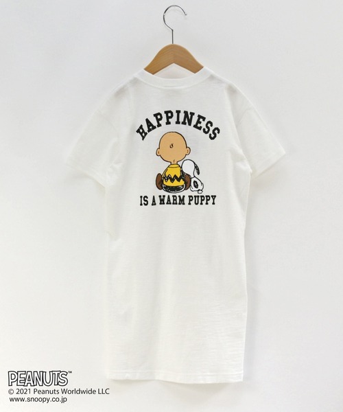 PEANUTS(ピーナッツ)の「SNOOPY/スヌーピーロングワンピース キッズ(ワンピース・キッズ・スモークピンク/オフホワイト/カーキ・110cm/150cm/120cm/90cm/140cm/100cm/130cm)」の8枚目の写真