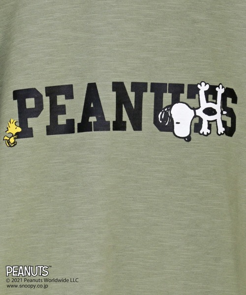 PEANUTS(ピーナッツ)の「SNOOPY/スヌーピーロングワンピース キッズ(ワンピース・キッズ・スモークピンク/オフホワイト/カーキ・110cm/150cm/120cm/90cm/140cm/100cm/130cm)」の5枚目の写真