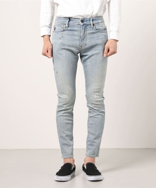 G-STAR（ジースター）の「LANCET SKINNY JEANS（デニムパンツ・メンズ・インディゴブルー・31/30/32/30/27/30/28/30/29/30/30/30/33/30/27/32）」の5枚目の写真