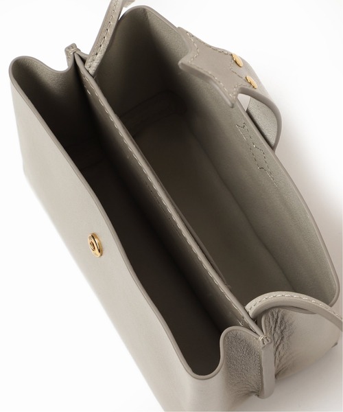 SLOBE IENA（スローブイエナ）の「【Hashibami / ハシバミ】ミニショルダーバッグ◆（ショルダーバッグ・レディース・ホワイト/グレー・FREE）」の9枚目の写真