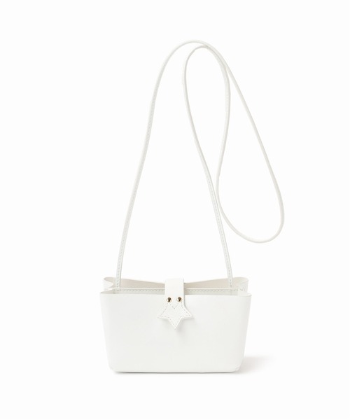 SLOBE IENA（スローブイエナ）の「【Hashibami / ハシバミ】ミニショルダーバッグ◆（ショルダーバッグ・レディース・ホワイト/グレー・FREE）」の15枚目の写真