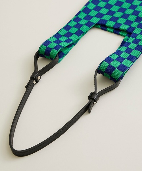 LASTFRAME（ラストフレーム）の「【LASTFRAME (ラストフレーム)】イチマツマーケットバッグ スモール/BLOCK MARKET BAG（トートバッグ・レディース・ブラック/ピンク/グリーン・FREE）」の21枚目の写真