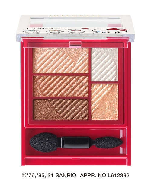 INTEGRATE（インテグレート）の「インテグレート　トリプルレシピアイズ　Ｋ　BR703　[ハローキティ　限定デザイン]　【数量限定】（アイシャドウ・レディース・ＢＲ７０３　ブラウン系・ﾌﾘ-）」の3枚目の写真