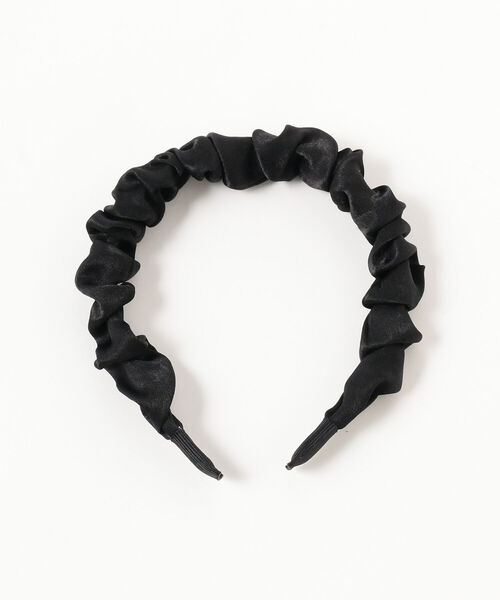 Ray BEAMS（レイビームス）の「Ray BEAMS / ギャザー カチューシャ（カチューシャ・レディース・ブラック/ベージュ/ラベンダー・ONE SIZE）」の6枚目の写真