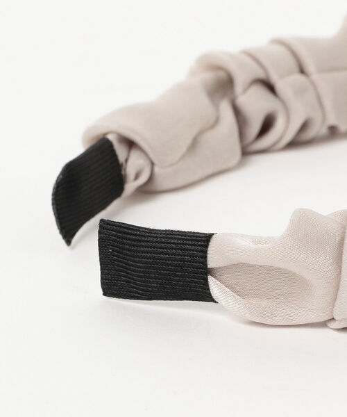 Ray BEAMS（レイビームス）の「Ray BEAMS / ギャザー カチューシャ（カチューシャ・レディース・ブラック/ベージュ/ラベンダー・ONE SIZE）」の11枚目の写真