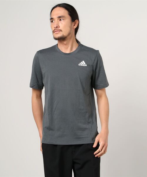adidas（アディダス）の「アディダス adidas MD2MPRTシャツ（Tシャツ/カットソー・メンズ・グレー/ホワイト/ブラック/ネイビー/レッド・3L/LL/M/L/S）」の3枚目の写真