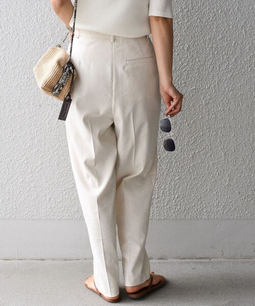 SHIPS（シップス）の「タックパンツ（その他パンツ・レディース・ナチュラル/オレンジ/ライトグリーン・36/38）」の18枚目の写真