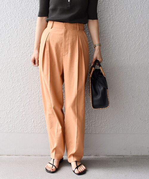 SHIPS（シップス）の「タックパンツ（その他パンツ・レディース・ナチュラル/オレンジ/ライトグリーン・36/38）」の22枚目の写真