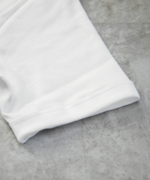 HANES（ヘインズ）の「Hanes HM1-R103 BEEFY ヘビーウェイト ショートスリーブ リブパックTシャツ（Tシャツ/カットソー・メンズ・ネイビー/ブラック/ヘザーグレー/ホワイト/カーキ・XL/L/M/S）」の11枚目の写真