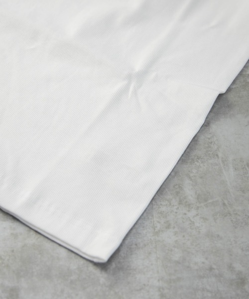 HANES（ヘインズ）の「Hanes HM1-R103 BEEFY ヘビーウェイト ショートスリーブ リブパックTシャツ（Tシャツ/カットソー・メンズ・ネイビー/ブラック/ヘザーグレー/ホワイト/カーキ・XL/L/M/S）」の12枚目の写真