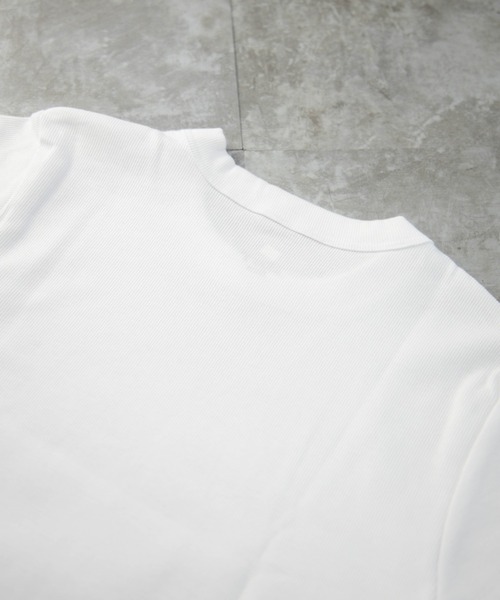 HANES（ヘインズ）の「Hanes HM1-R103 BEEFY ヘビーウェイト ショートスリーブ リブパックTシャツ（Tシャツ/カットソー・メンズ・ネイビー/ブラック/ヘザーグレー/ホワイト/カーキ・XL/L/M/S）」の14枚目の写真