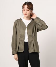 ウエストタック入り デザインブルゾン