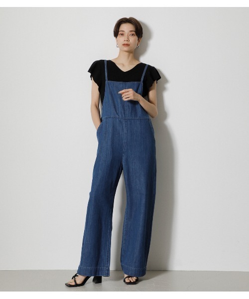 Lee Azul Denim Salopette Lee Azulデニムサロペット ワンピース Azul By Moussy アズールバイマウジー のファッション通販 Zozotown
