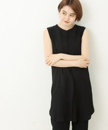 楊柳ノースリーブ 2WAYチュニック