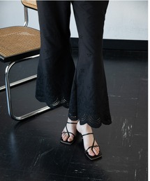 ACCL | 裾レースコットンパンツ(その他パンツ)