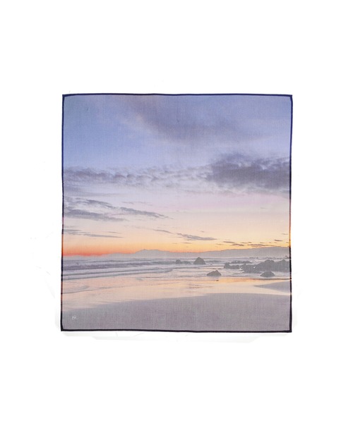 G.V.G.V.（ジーヴィージーヴィー）の「BEACH PRINT BANDANNA（バンダナ/スカーフ・レディース・パープル/ブルー・ONE SIZE）」の6枚目の写真