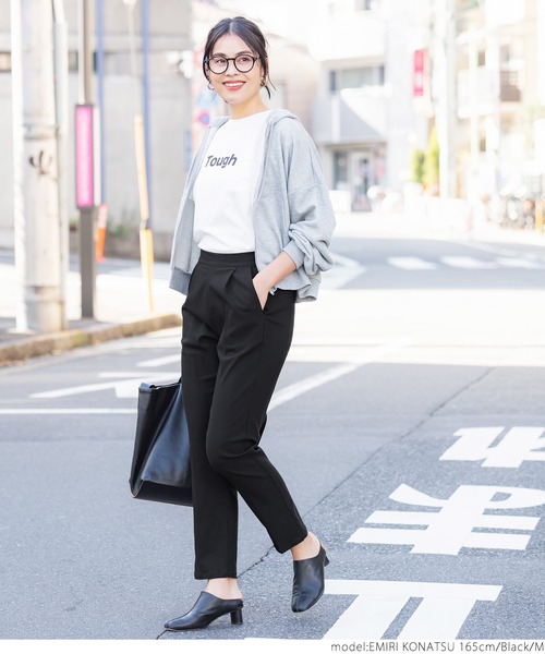 coca(coca)(コカ)の「ウルトラストレッチテーパードパンツ(その他パンツ・レディース・ブラック/ブラウン/グリーン/ベージュ/ネイビー・M/L)」の16枚目の写真