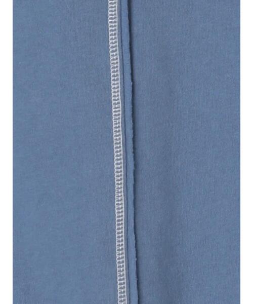 CRAFT STANDARD BOUTIQUE（クラフトスタンダードブティック）の「ステッチデザインカットプルオーバー　＊（Tシャツ/カットソー・レディース・ブラック/オフホワイト/ピンク/ブルー/ライトグリーン/アイボリー/グレイッシュベージュ/ダークネイビー・FREE）」の16枚目の写真