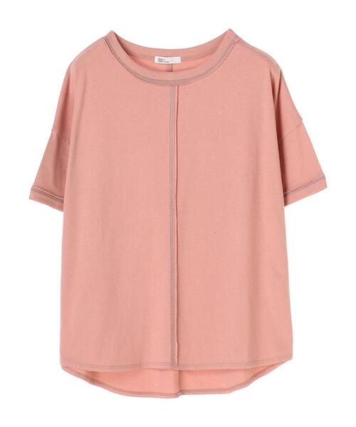 CRAFT STANDARD BOUTIQUE（クラフトスタンダードブティック）の「ステッチデザインカットプルオーバー　＊（Tシャツ/カットソー・レディース・ブラック/オフホワイト/ピンク/ブルー/ライトグリーン/アイボリー/グレイッシュベージュ/ダークネイビー・FREE）」の21枚目の写真