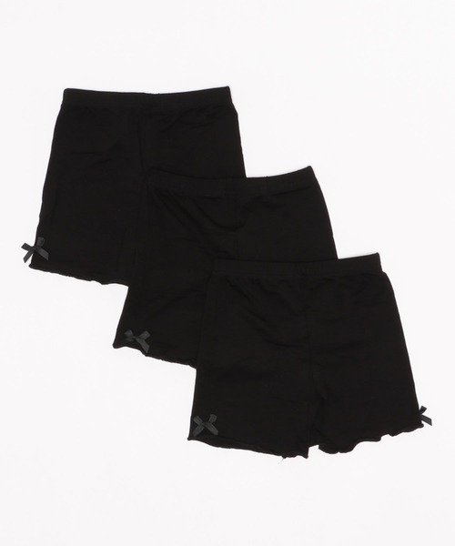 Catherine Cottage(キャサリンコテージ)の「メロウフリルアンダースパッツ3枚セット(レギンス/スパッツ・キッズ・ブラック・100/110/120/130/140/150/160)」の9枚目の写真