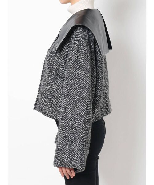 MURUA（ムルーア）の「BIGカラージャケット（ブルゾン・レディース・アイボリー/ブラック/オレンジ・FREE）」の13枚目の写真