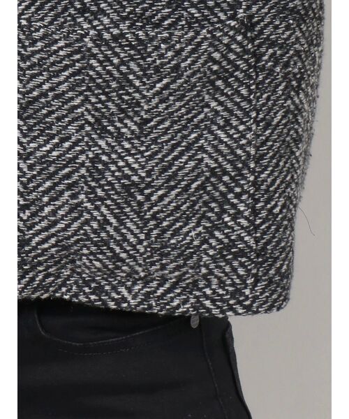 MURUA（ムルーア）の「BIGカラージャケット（ブルゾン・レディース・アイボリー/ブラック/オレンジ・FREE）」の7枚目の写真