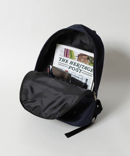 UNION STATION（ユニオンステーション）の「ツイル×スムース調PUレザーバッグパック（バックパック/リュック・メンズ・ホワイト/ブラック/ネイビー・FREE）」の17枚目の写真