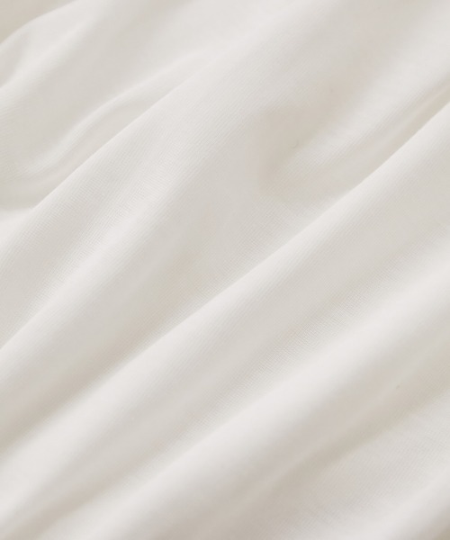 ROPE'（ロペ）の「ギャザーノースリーブカットソー（Tシャツ/カットソー・レディース・ブラック/オフホワイト/ダークブラウン・38）」の12枚目の写真