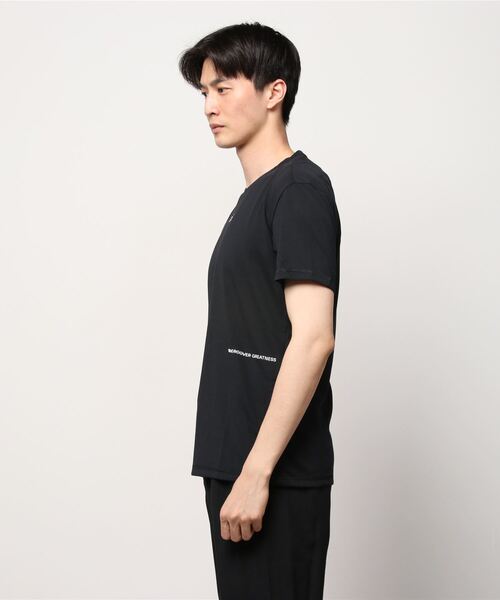 Reebok(リーボック)の「レズミルズ プレミア Tシャツ(Tシャツ/カットソー・メンズ・ブラック・X-LARGE/MEDIUM/LARGE/X-SMALL/XX-LARGE/SMALL/XXX-LARGE)」の4枚目の写真