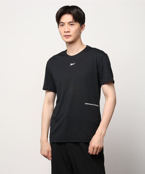 Reebok(リーボック)の「レズミルズ プレミア Tシャツ(Tシャツ/カットソー・メンズ・ブラック・X-LARGE/MEDIUM/LARGE/X-SMALL/XX-LARGE/SMALL/XXX-LARGE)」の5枚目の写真