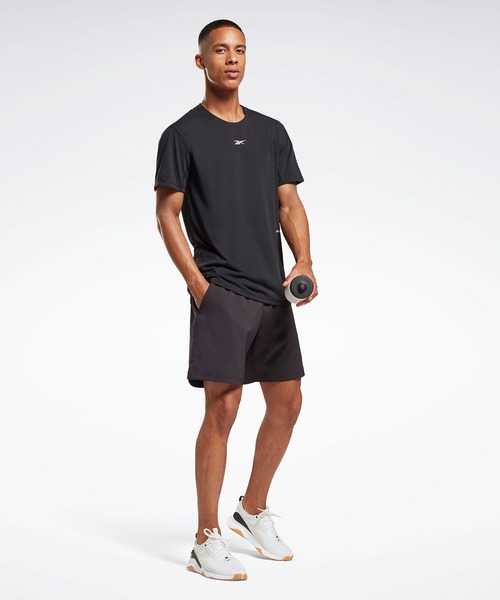Reebok(リーボック)の「レズミルズ プレミア Tシャツ(Tシャツ/カットソー・メンズ・ブラック・X-LARGE/MEDIUM/LARGE/X-SMALL/XX-LARGE/SMALL/XXX-LARGE)」の6枚目の写真