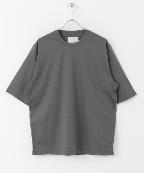 URBAN RESEARCH（アーバンリサーチ）の「COSEI　80/ 40G シルケットルーズTシャツ（シャツ/ブラウス・メンズ・ホワイト/グレー・2/3）」の17枚目の写真