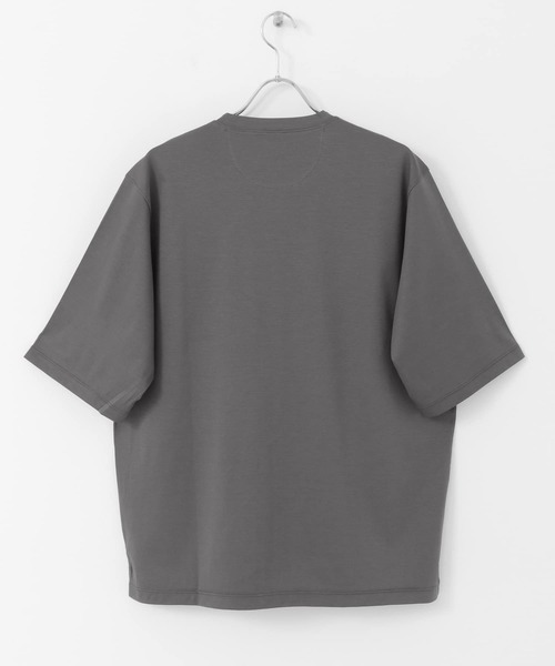 URBAN RESEARCH（アーバンリサーチ）の「COSEI　80/ 40G シルケットルーズTシャツ（シャツ/ブラウス・メンズ・ホワイト/グレー・2/3）」の19枚目の写真