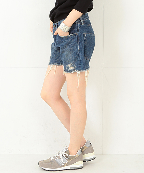 orSlow（オアスロウ）の「orslow / デニム リメイク ショーツ（その他パンツ・レディース・インディゴブルー・1/2）」の11枚目の写真