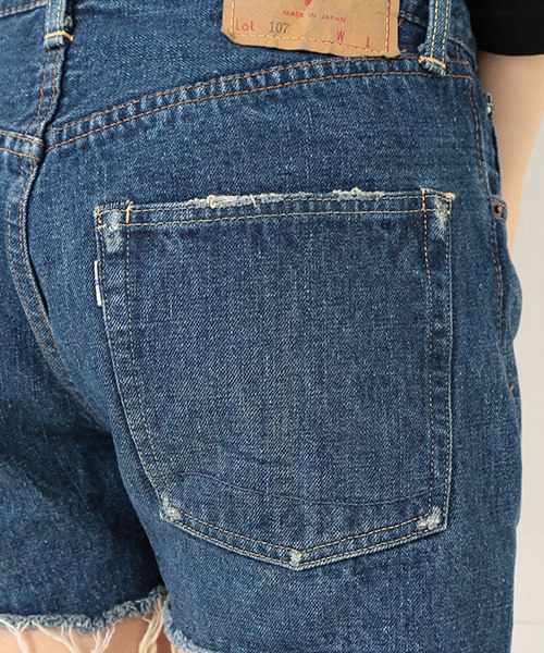 orSlow（オアスロウ）の「orslow / デニム リメイク ショーツ（その他パンツ・レディース・インディゴブルー・1/2）」の10枚目の写真
