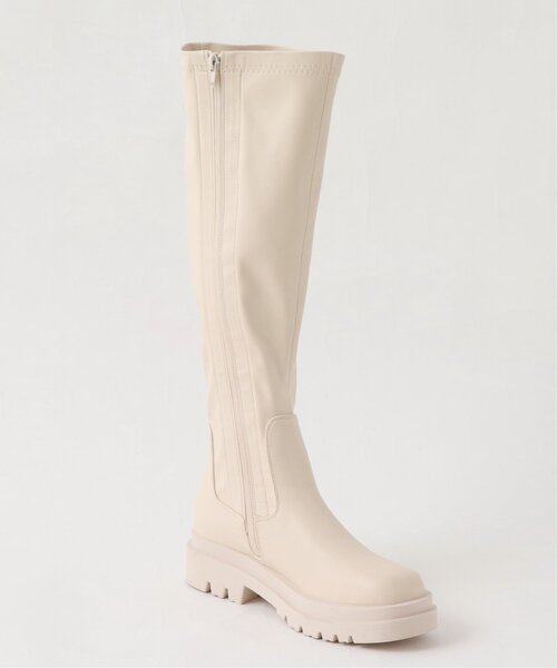 RAY CASSIN(レイカズン)の「ストレッチロングブーツ(ブーツ・レディース・ブラック/キナリ・MEDIUM/LARGE)」の14枚目の写真