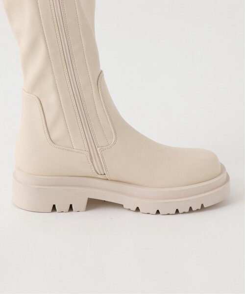 RAY CASSIN(レイカズン)の「ストレッチロングブーツ(ブーツ・レディース・ブラック/キナリ・MEDIUM/LARGE)」の16枚目の写真