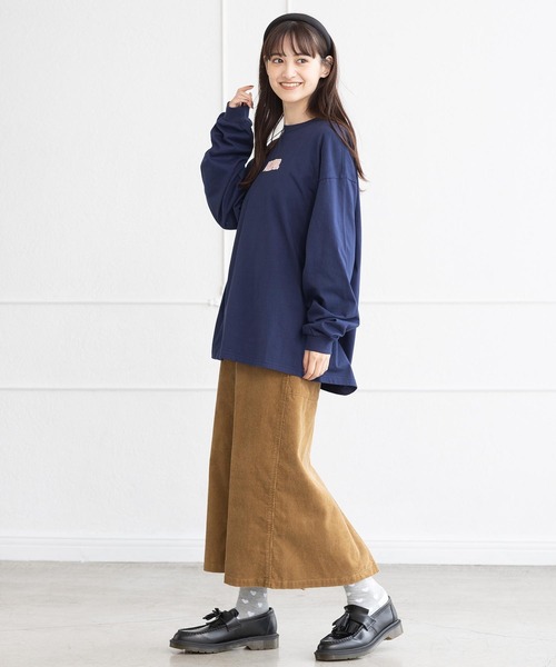 MILKFED.（ミルクフェド）の「CORDUROY SKIRT（スカート・レディース・ベージュ/チャコール・ONE SIZE）」の22枚目の写真