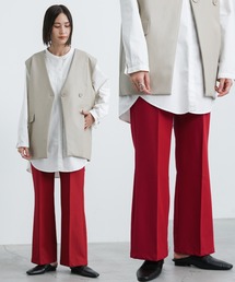 2021 AW センタープレスカラーストレートパンツ