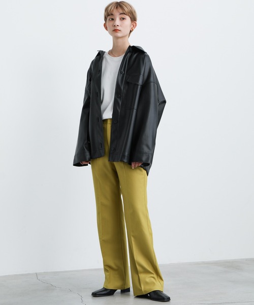 select MOCA(セレクトモカ)の「2021 AW センタープレスカラーストレートパンツ(その他パンツ・レディース・レッド/ピンク/グリーン/マスタード・SMALL/MEDIUM)」の22枚目の写真