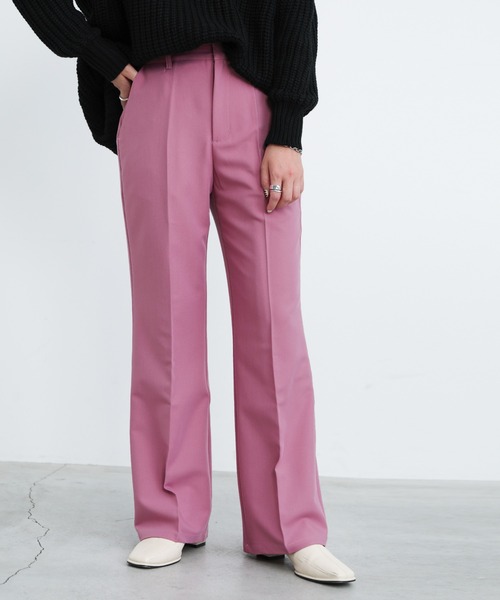 select MOCA(セレクトモカ)の「2021 AW センタープレスカラーストレートパンツ(その他パンツ・レディース・レッド/ピンク/グリーン/マスタード・SMALL/MEDIUM)」の14枚目の写真