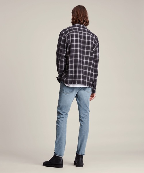 ALLSAINTS（オールセインツ）の「REX SLIM JEANS, MID INDIGO | REX スリム ジーンズ, MID インディゴ（デニムパンツ・メンズ・インディゴブルー・31/28/33/32/30）」の7枚目の写真