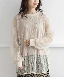 clear | メッシュオーバートップス≪2021AW新作≫(Tシャツ/カットソー)