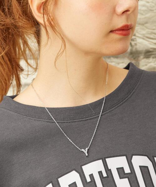 INGNI（イング）の「イニシャルネックレス（ネックレス・レディース・M/Y/H/A/R/K・ONE SIZE）」の6枚目の写真