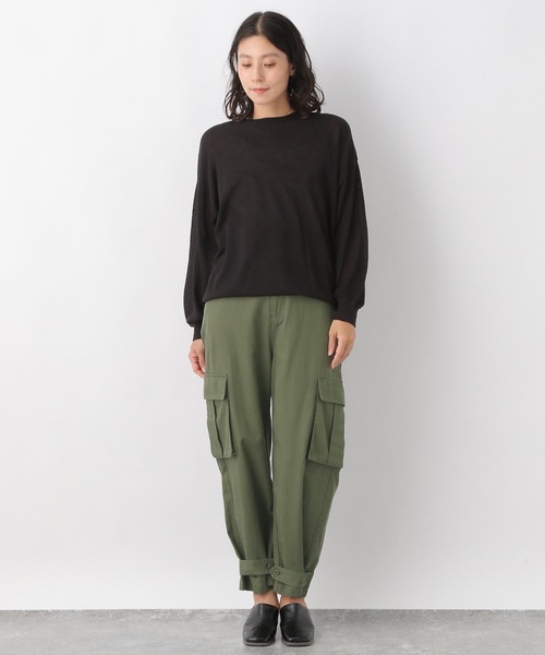 LEPSIM（レプシィム）の「１２Ｇシアー２ＷＡＹカーデ　957627（カーディガン/ボレロ・レディース・ブラック/ベージュ・FREE）」の17枚目の写真